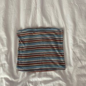 american eagle tube top - striped